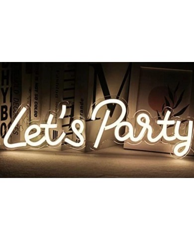 Insegna Neon Flex Let's Party - Ideale per allestimenti Professionali